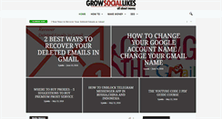 Desktop Screenshot of growsociallikes.com